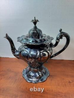 Antique Derby Silver Co. Tea Set. Victorian/Art Nouveau. #1604 Collection