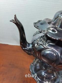 Antique Derby Silver Co. Tea Set. Victorian/Art Nouveau. #1604 Collection