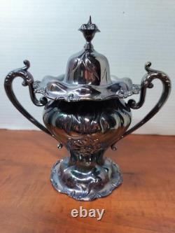 Antique Derby Silver Co. Tea Set. Victorian/Art Nouveau. #1604 Collection