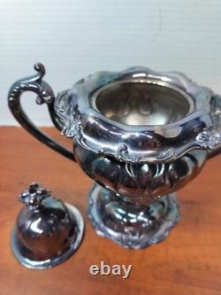 Antique Derby Silver Co. Tea Set. Victorian/Art Nouveau. #1604 Collection