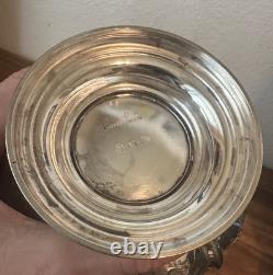 Antique ELKINGTON English Silverplate Tea Service Creamer, Sugar, Teapot c1859