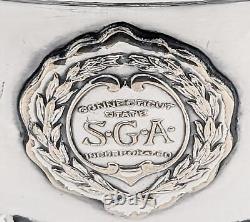 Antique E G Webster & Sons Silver Plate Aesthetic Figural Lion Face Tea Box