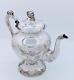 Antique E G Webster & Sons Silver Plate Hand Chased Repousse Teapot Coffee Pot