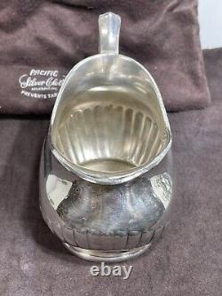 Antique Edwardian Queen Anne Style silver plate Tea Coffee set o 5 Reed & Barton