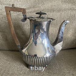 Antique Edwardian Tea William Hutton Sons WMH&S Silver Plate Sheffield Late 1800