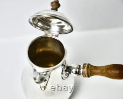 Antique Emelie Puiforcat French Silver Plate Chocolate Pot Excellent Condition