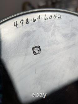 Antique English Barker Ellis Silver Plate Tea Kettle Pot Stand Warmer w Burner