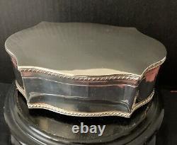 Antique English Silver Plate Tea Caddy Box