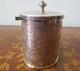 Antique English Silver Plate Tea Caddy Tobacco Jar By Barker Ellis