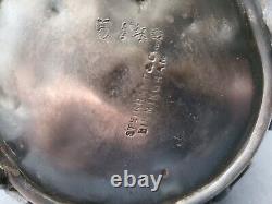 Antique English Steinhart & Co Birmingham Silverplated Teapot Early C20th Damage