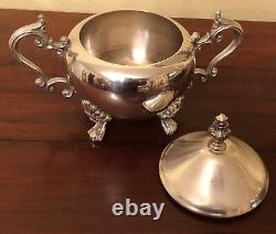 Antique F. B. Rogers 2377 Lady Margaret 5 Piece Silver Plate Tea Set