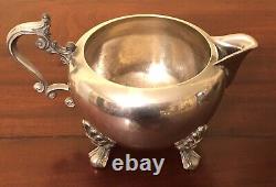 Antique F. B. Rogers 2377 Lady Margaret 5 Piece Silver Plate Tea Set