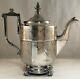 Antique Fine Victorian Engraved Silverplate Plated Tea Pot Teapot Reed & Barton