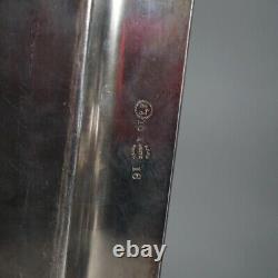 Antique Five Piece Bailey & Brainard Egyptian Revival Silver Plate Tea Set C1890