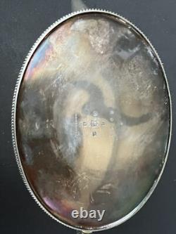 Antique Frederick Elkington Bone Handle Silver Plate Tea Pot c1890