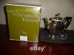 Antique French CHRISTOFLE 4-Piece Silver Plate Art Deco Coffee & Tea Set WithBoxes