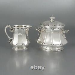 Antique French Christofle Gallia Silver Plate, Tea Coffee Service, Art Nouveau