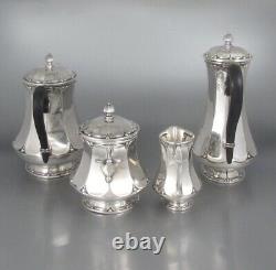 Antique French Christofle Gallia Silver Plate, Tea Coffee Service, Art Nouveau