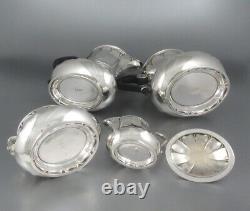 Antique French Christofle Gallia Silver Plate, Tea Coffee Service, Art Nouveau