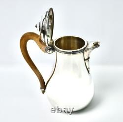 Antique French Silver Plate Hot Water Pot by Emelie Puiforcat