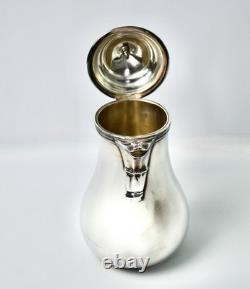 Antique French Silver Plate Hot Water Pot by Emelie Puiforcat