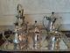Antique Friedman Silver Company Hand Chased Plated Six Piece Tea Set