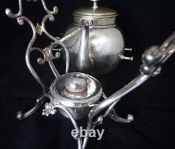 Antique German WMF Silver Plated Samovar Tea Coffee Water Urn, Art Nouveau Style