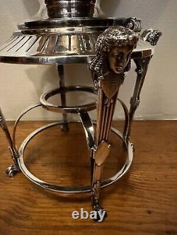 Antique Gorham Silver Plate Coffee Tea Urn Tilt / Neo Classical