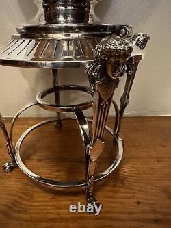 Antique Gorham Silver Plate Coffee Tea Urn Tilt / Neo Classical