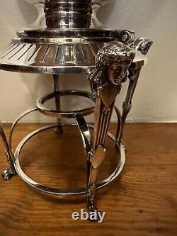 Antique Gorham Silver Plate Coffee Tea Urn Tilt / Neo Classical