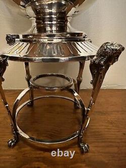 Antique Gorham Silver Plate Coffee Tea Urn Tilt / Neo Classical