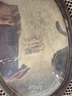 Antique Grape Pattern 5 Piece Tea Service Eg Webster And Son, Barbour Silver Co