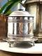 Antique Hallmarked English Silver Plate Tea Caddy Ornately Decorated 1898