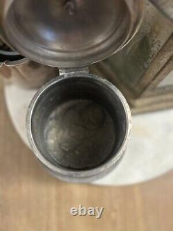 Antique Hallmarked English Silver Plate Tea Caddy Ornately decorated 1898