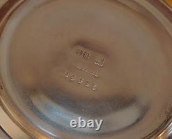 Antique Halphen 18 Silver Plate Tea Pot Kettle Pitcher with Lid #14425 Rare 7'
