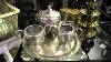 Antique Hammered Pewter Tea Set