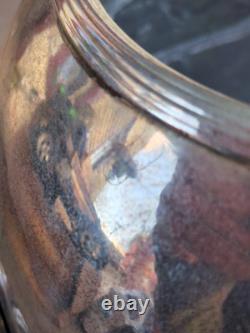 Antique Hot Water Tea Samovar Sheffield Silver Plate Egyptian Revival 1830s-60s