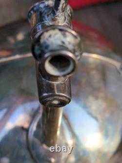 Antique Hot Water Tea Samovar Sheffield Silver Plate Egyptian Revival 1830s-60s