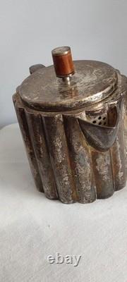Antique Ilonka Karasz Silver Plate Tea Pot