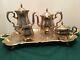 Antique International Gold Plated And Silver Plated Coffee & Tea Service