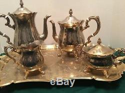 Antique International Gold Plated and Silver Plated Coffee & Tea Service
