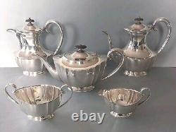 Antique J Deakin Silver Plate Tea Coffee Service Sheffield 1897 EPNS 5 pc Set