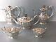 Antique J Deakin Silver Plate Tea Coffee Service Sheffield 1897 Epns 5 Pc Set