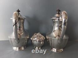 Antique J Deakin Silver Plate Tea Coffee Service Sheffield 1897 EPNS 5 pc Set