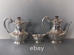 Antique J Deakin Silver Plate Tea Coffee Service Sheffield 1897 EPNS 5 pc Set