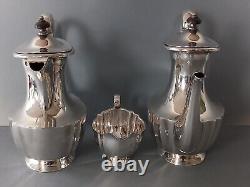 Antique J Deakin Silver Plate Tea Coffee Service Sheffield 1897 EPNS 5 pc Set