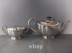 Antique J Deakin Silver Plate Tea Coffee Service Sheffield 1897 EPNS 5 pc Set