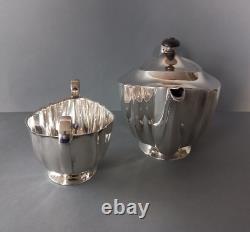 Antique J Deakin Silver Plate Tea Coffee Service Sheffield 1897 EPNS 5 pc Set
