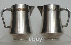 Antique Jugendstil Art Nouveau Deco WMF Tea Coffee Set Silver Plate 1900 German