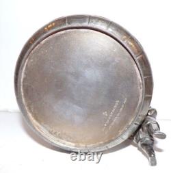 Antique Kate Greenaway Child Tea Caddy Acme Silver Plate Box Dandy Boy Victorian